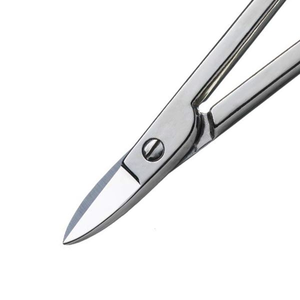 Snip curved blade with closed handle, size 175 mm