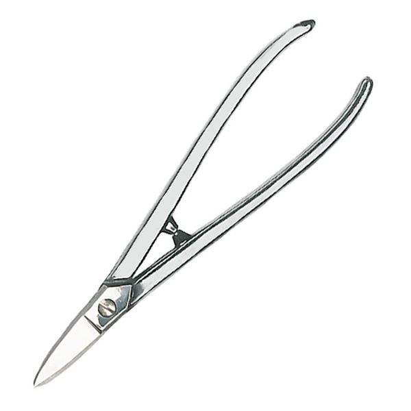 Snip curved blade with closed handle, size 180 mm