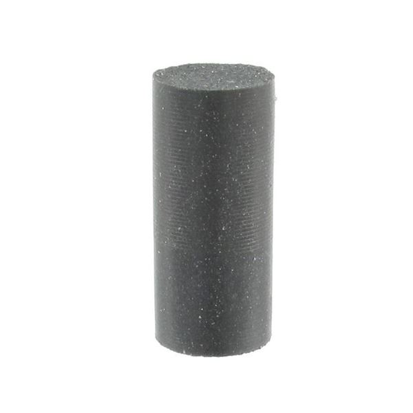 Szilikon henger 9x20 mm, fekete, közepes