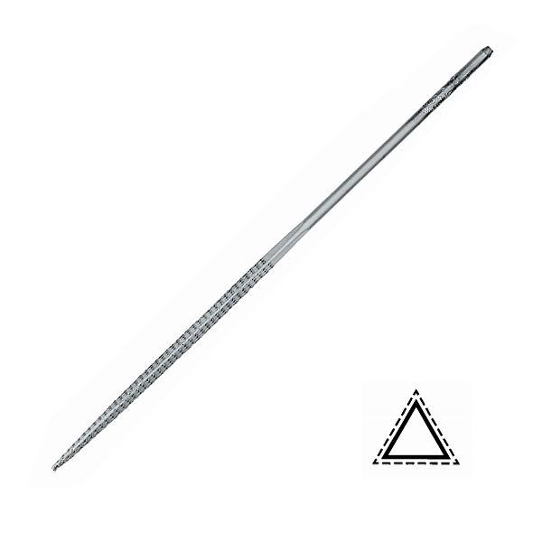 Threesquare Needle Rasp, 140 mm