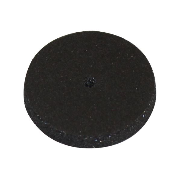 Szilikon korong 22x3 mm, fekete, közepes