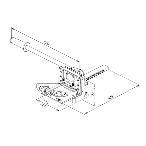 Durston Guillotine Shear, 100 mm