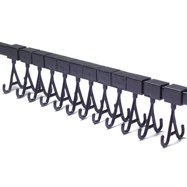 Adjustable Ring Rack, 2x12 Hooks