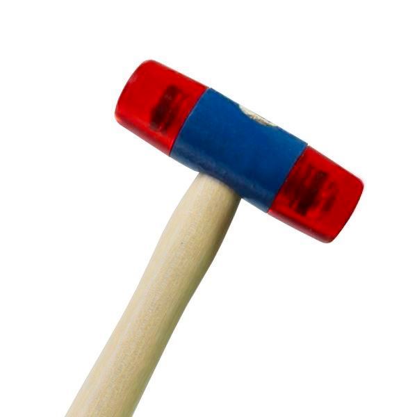 Pótfejek kalapácshoz, átm. 32mm, piros műanyag