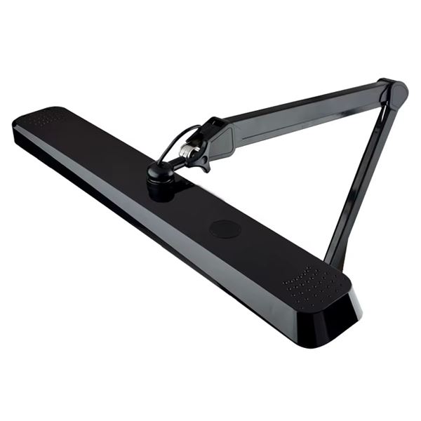 Asztali LED lámpa, szélesség 56 cm - fekete/fényes