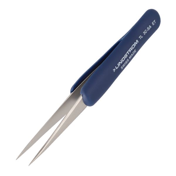 Precision Ergonomic Tweezer Lindström TL 3C-SA-ET, 112 mm