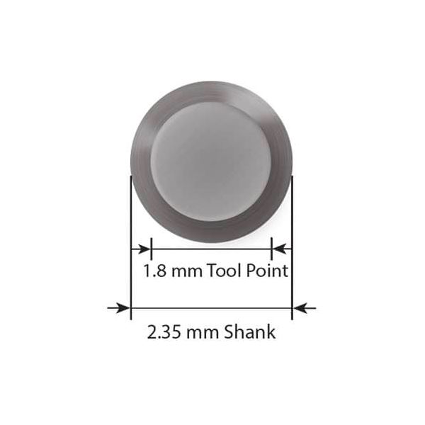 GRS véső GlenSteel kerek pr. 1,80 mm, félkész termék