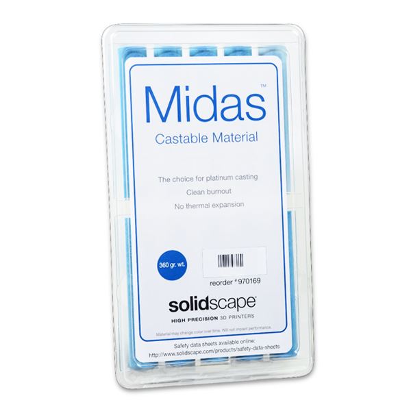 Midas anyag a Solidscape-hez