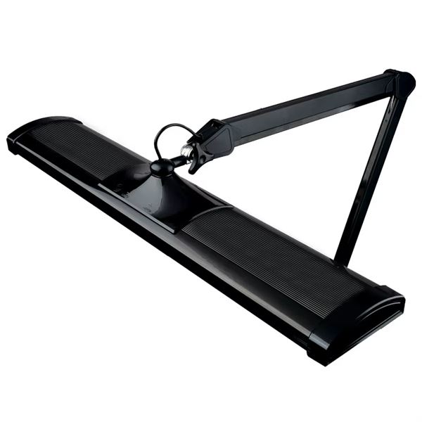 Asztali LED lámpa, szélesség 80 cm - fekete/fényes