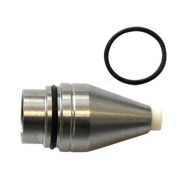 Argon nozzle, Fine welding nozzle diam. 3 mm (ceramic/stainless steel) with snap-fitting