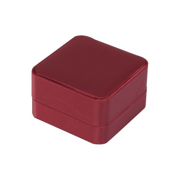 SATIN Watch Box - Burgundy, 95x95 mm