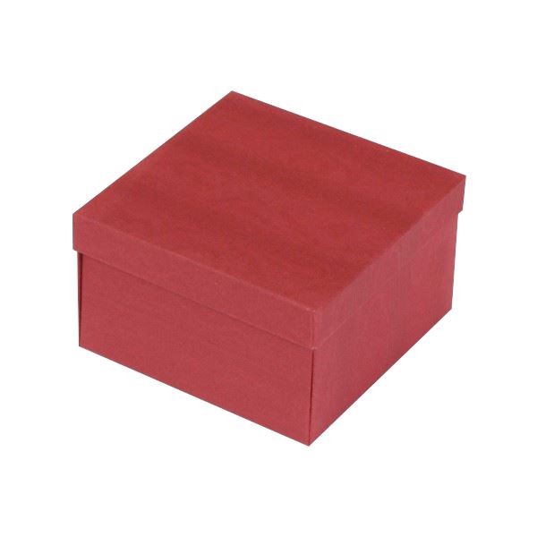 SATIN Watch Box - Burgundy, 95x95 mm