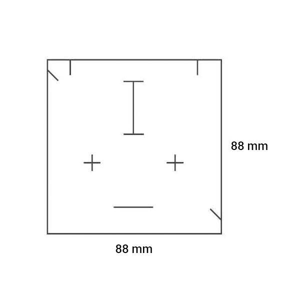 SOFIA - SZÍV 88x88 mm