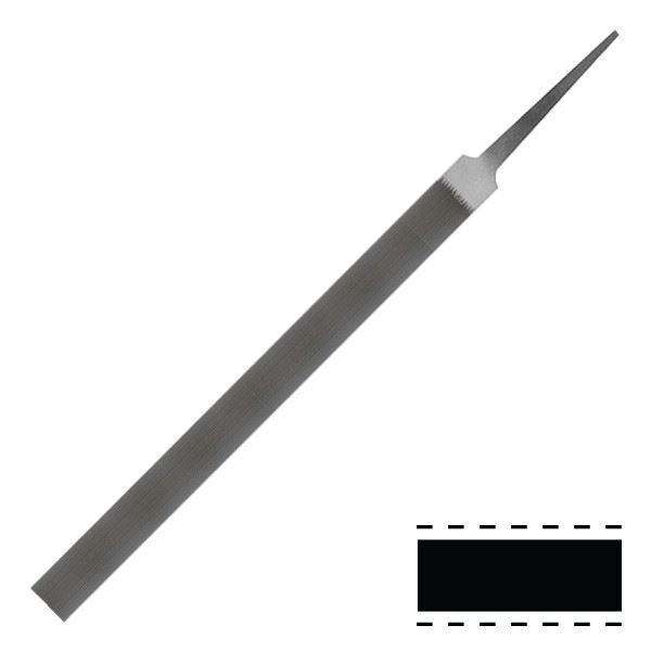 Reszelő, lapos, 150 mm / 13 mm / 2 mm, dur.2