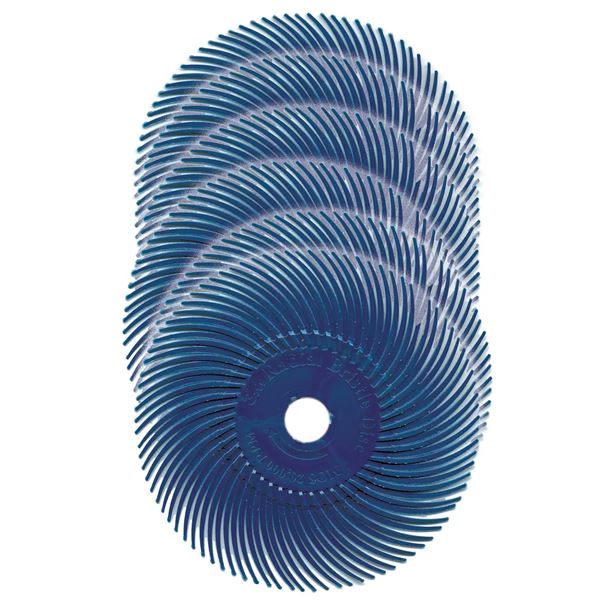 3M Radial Bristle Disc d. 76 mm, Grit 400 (blue)