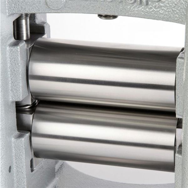Durston DRM F130RE hengermű, lemez, hajtóművel és külső görgőkkel