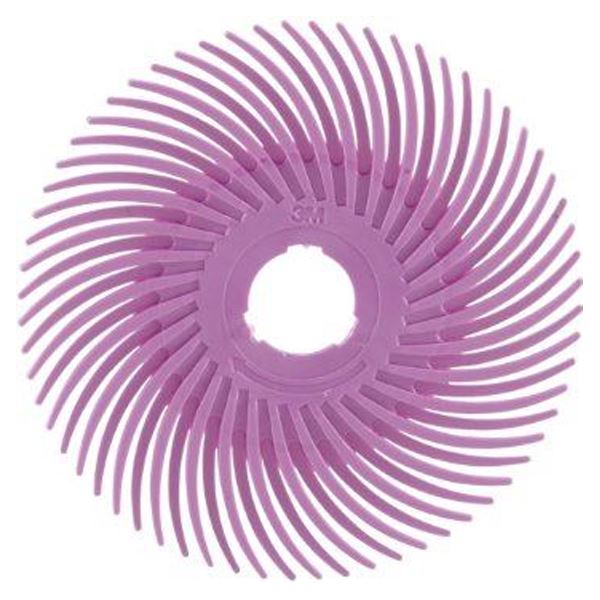 3M Radial Bristle Disc d. 76 mm, Grit 1200/Pumice (pink)