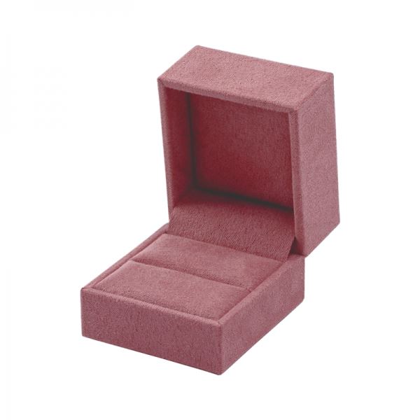 AMELIA Ring Jewellery Box - Pink, 42x42 mm