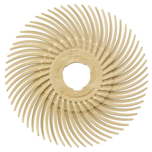 3M Radial Bristle Disc d. 76 mm, Grit 3000/6 Micron (peach)