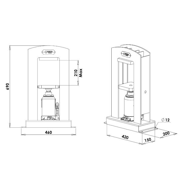 Durston Hydraulic Press