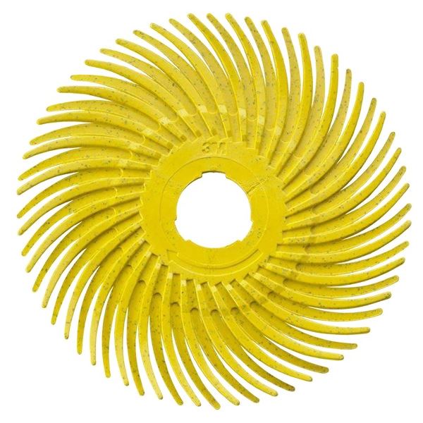 3M Radial Bristle Disc d. 76 mm, Grit 80 (yellow)