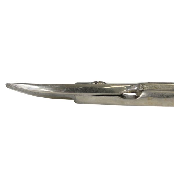 Bádogolló zárt nyéllel, hajlított, 175 mm