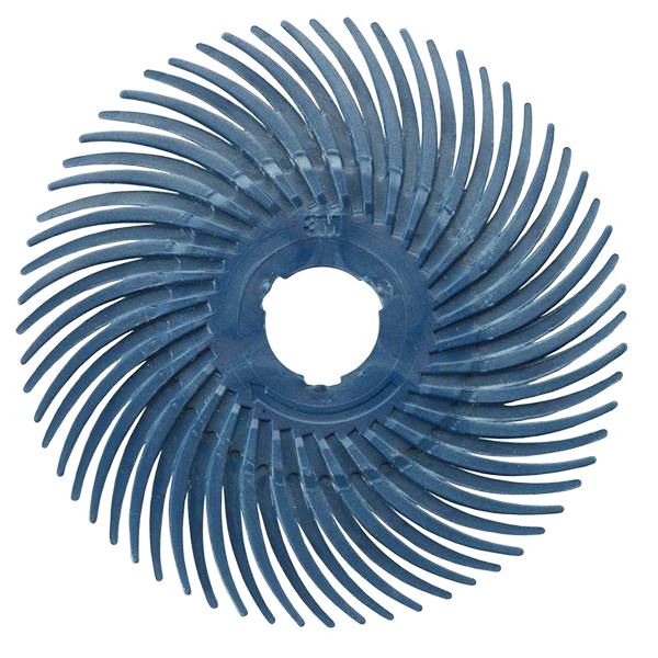3M Radial Bristle Disc d. 76 mm, Grit 400 (blue)
