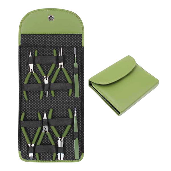 Beader´s Tools Set (8 pcs), Olive