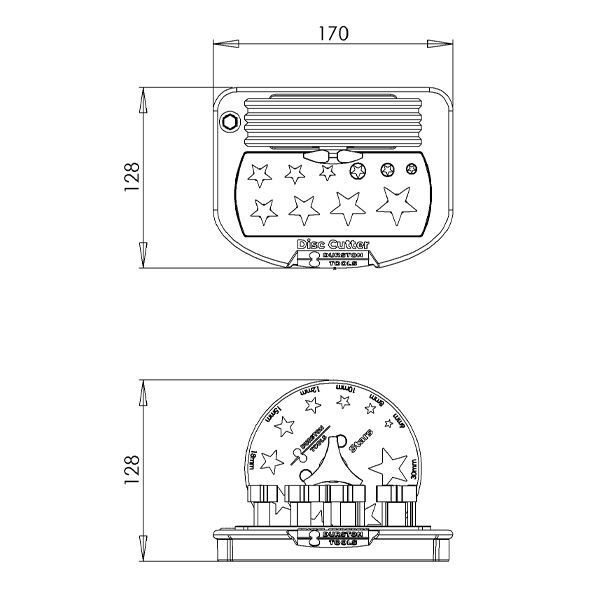 Durston Star Disc Cutter (10 pcs)