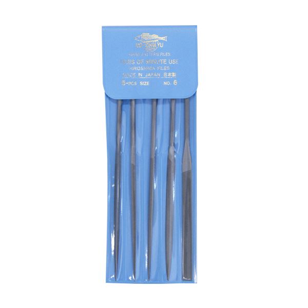 Precision Needle File Set (5 pcs), 200 mm, #6