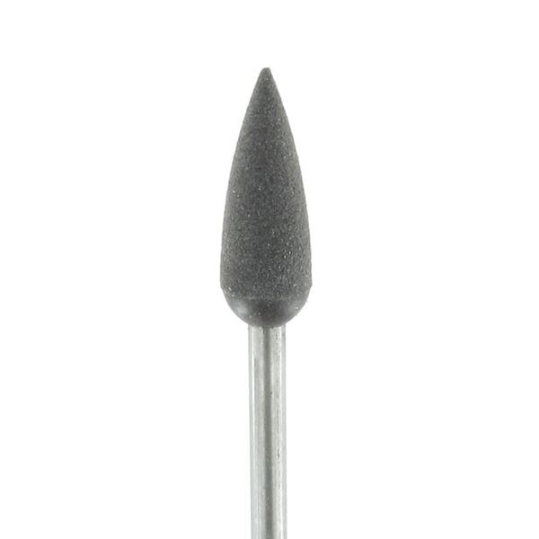 Szilikon szár hegyes, 5,5x15,5 mm, fekete, közepes