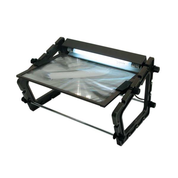 Fresnel nagyító megvilágítással