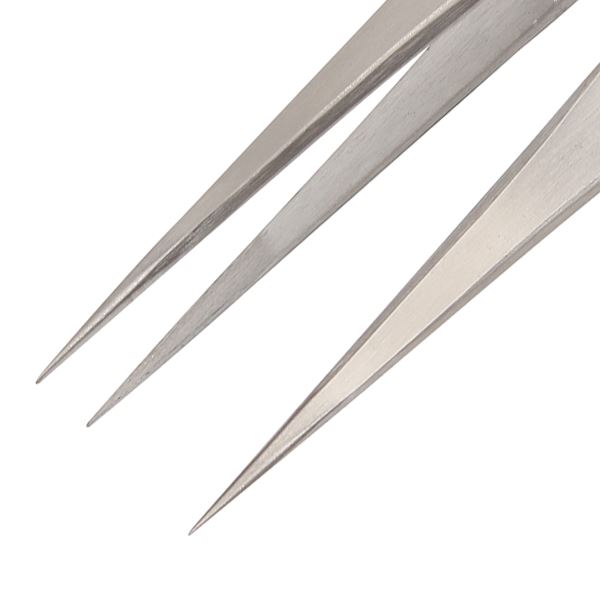 Tweezer No: AA, 130 mm, Anti Magnetic Anti Acid Stainless Steel