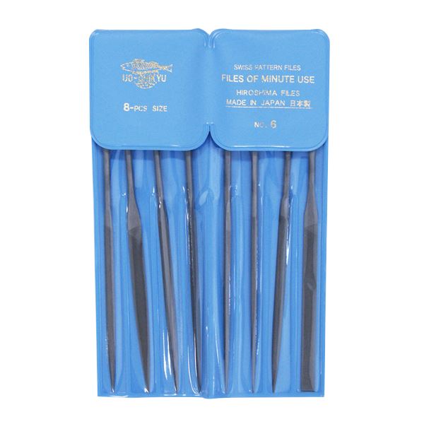 Precision Needle File Set (8 pcs), 180 mm, #6