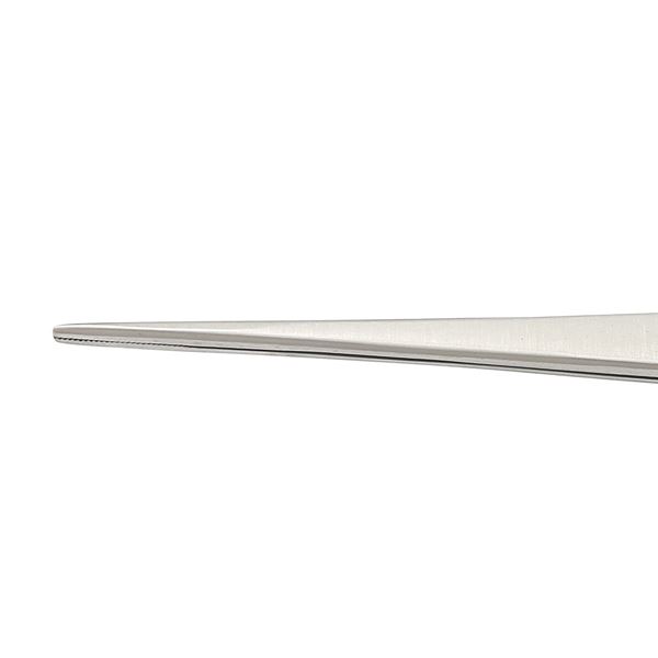 Cross Lock Straight Tweezer with Fiber Grips, 6-1/2"