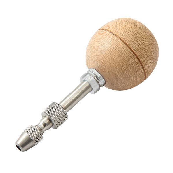Swivel Pin Vise with Wood Handle