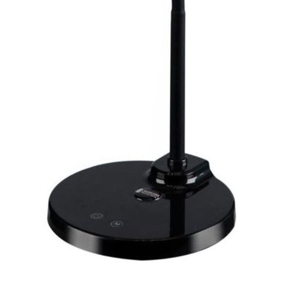 Jeweller’s LED Halo Table Lamp, Black