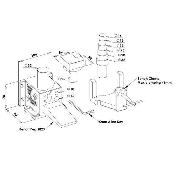 Multi Forming Anvil Set Durston