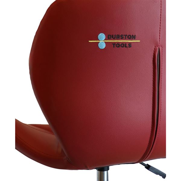 Jewellers Chair Durston, red PU leather