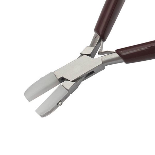 Nylon Jaw Pliers, 140 mm, with Double Leaf Spring and PVC Handles