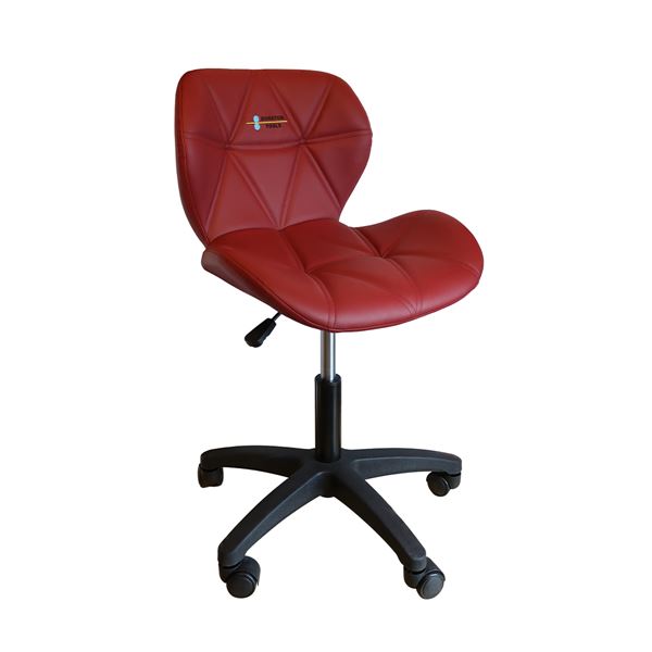 Jewellers Chair Durston, red PU leather