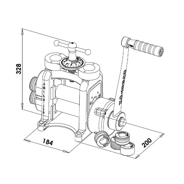 Durston Agile Elite F110 lapos hengermű