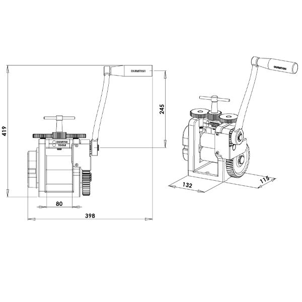 Durston Rolling Mill Hobby 80