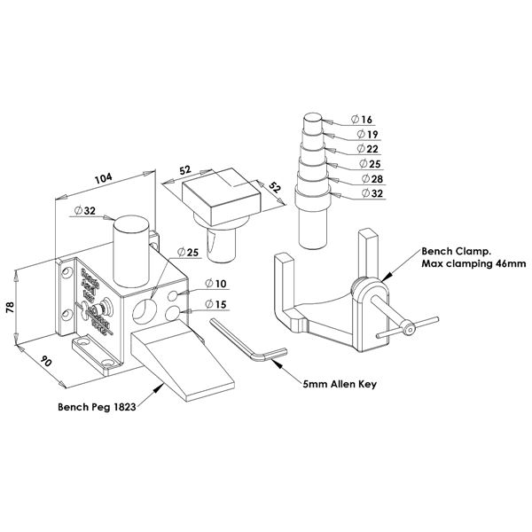 Multi Forming Anvil Set Durston